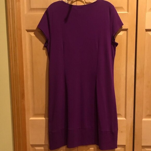 New York & Company Vibrant Purple Dress - Picture 5 of 6